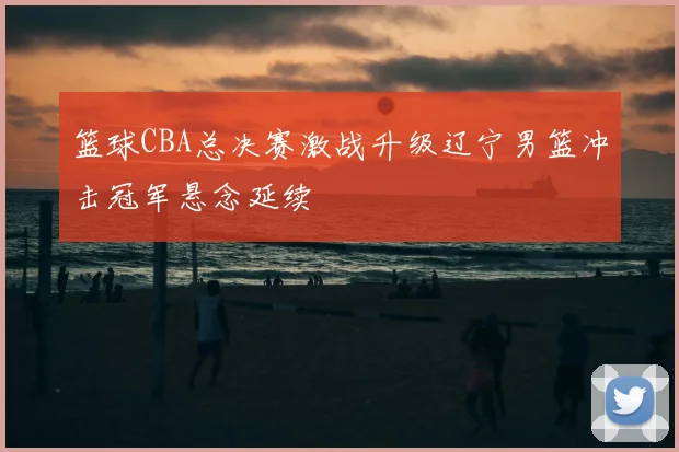 篮球CBA总决赛激战升级辽宁男篮冲击冠军悬念延续